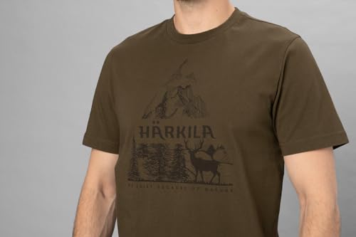Härkila Nature S/S T-Shirt Baumwollshirt pflegeleicht