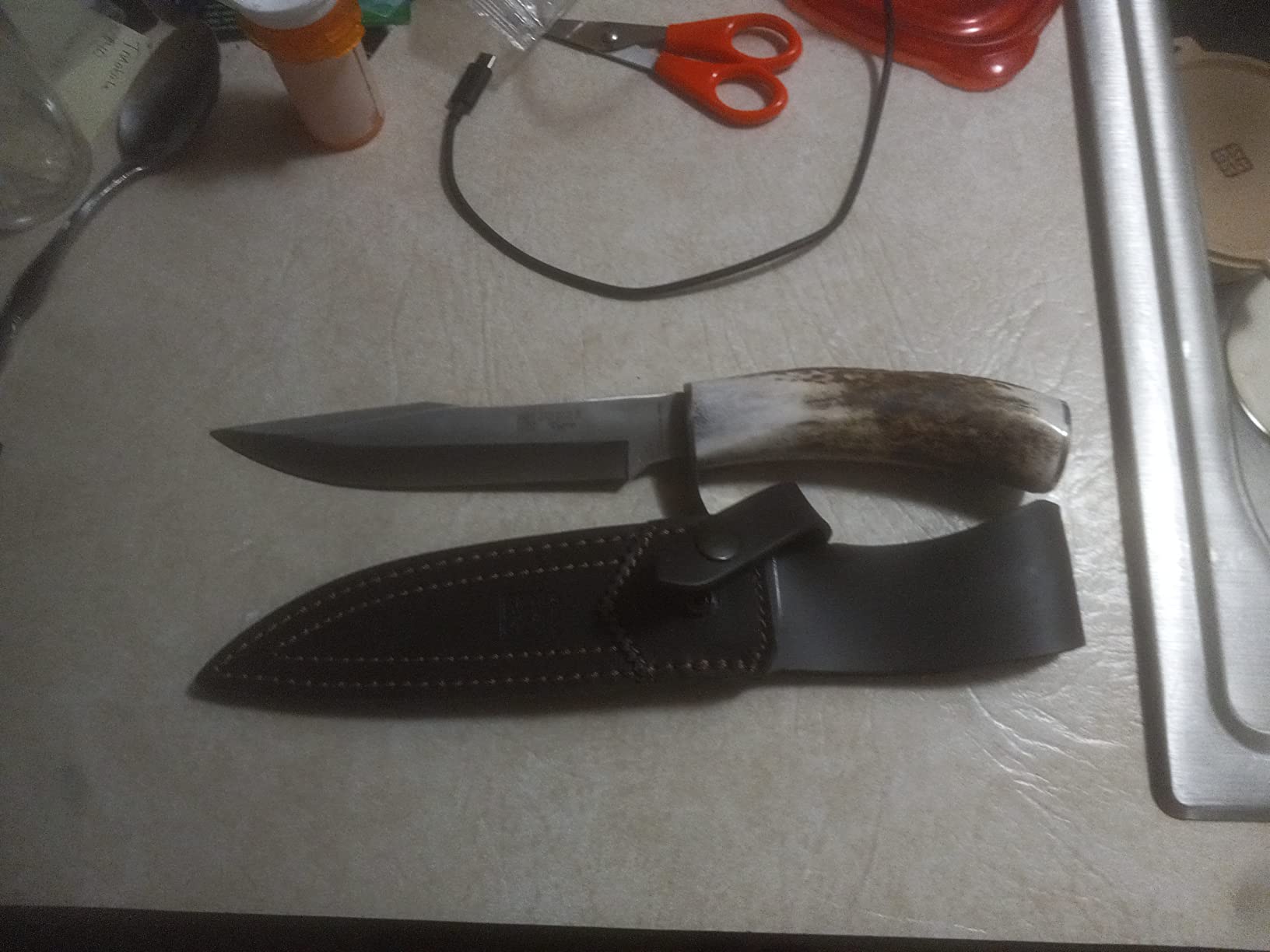 Joker Tigre CC37 Jagdmesser 17 cm Hirschhorn