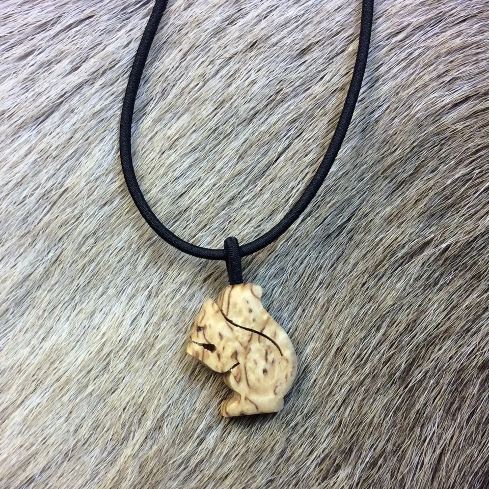 Wood Jewel Eichhörnchen Gummibandkette Birke
