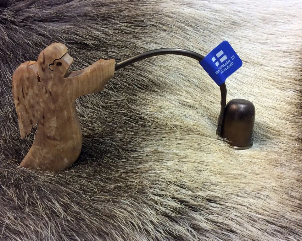 Wood Jewel Kerzenlöscher Engel Birke