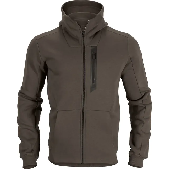 Härkila Hoodie Zip-Hoodie Grau Stretch eng
