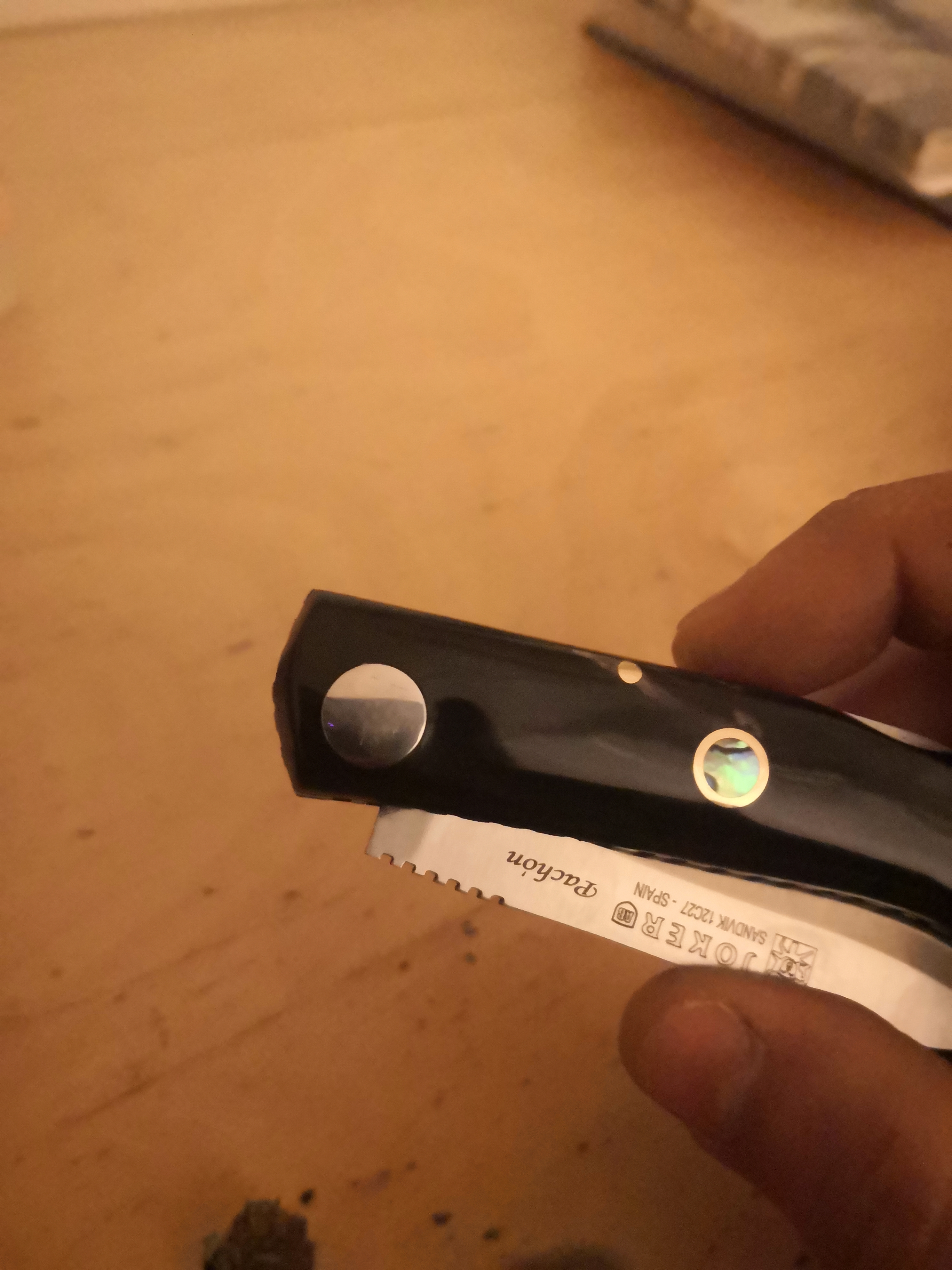 Joker Pachón NF99 Klappmesser Büffelhorn 8 cm Sandvik