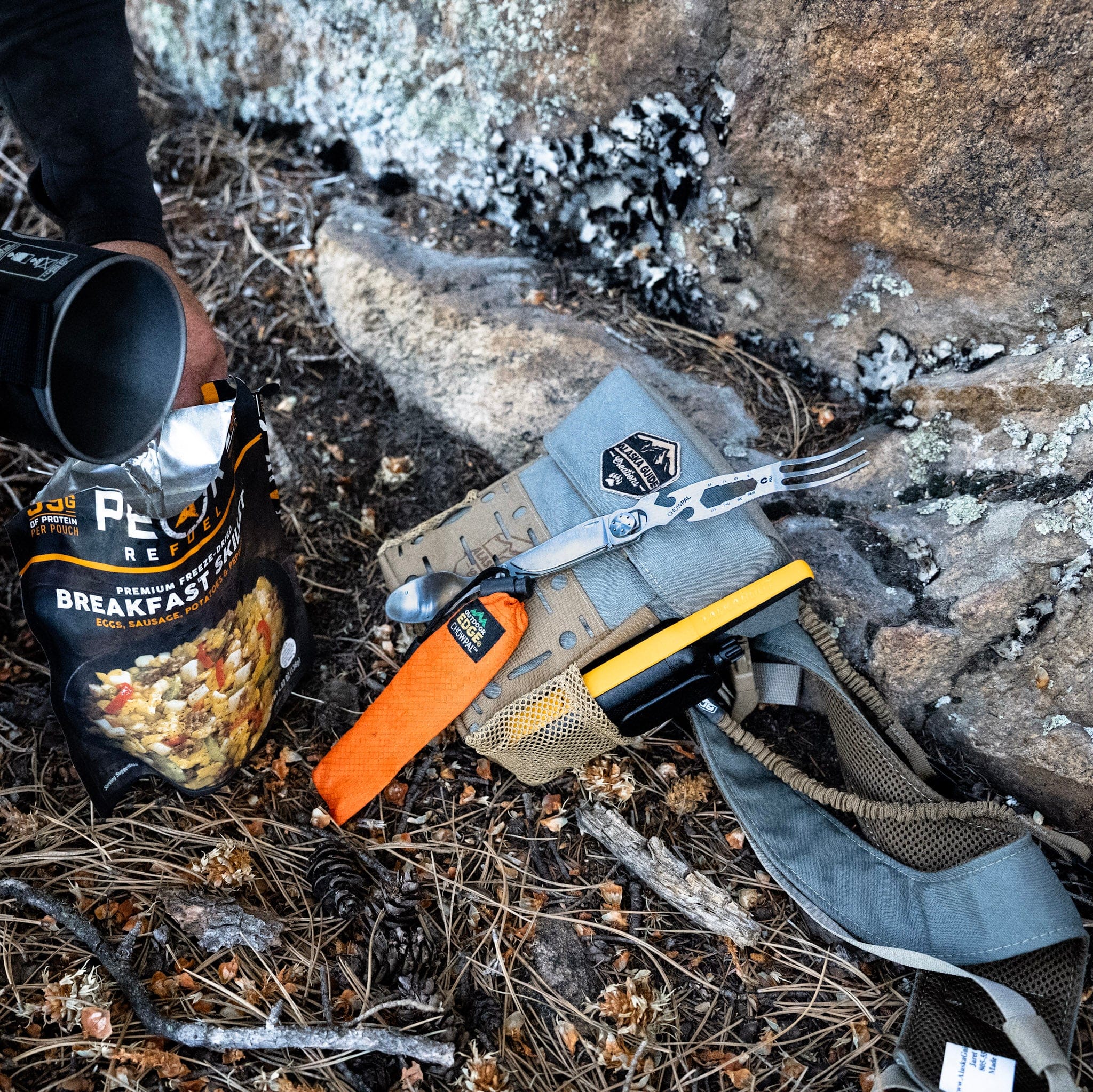 Outdoor Edge ChowPal Camp Besteck Klappbar Edelstahl
