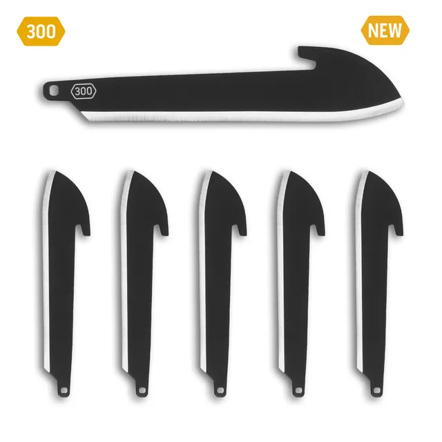 Outdoor Edge 300 Ersatzklingen Sheepsfoot 6er Pack 7,6cm