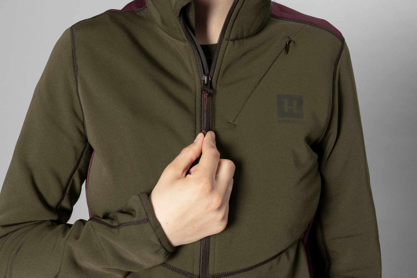 Härkila Oda Fleece Damen Willow Green S atmungsaktiv