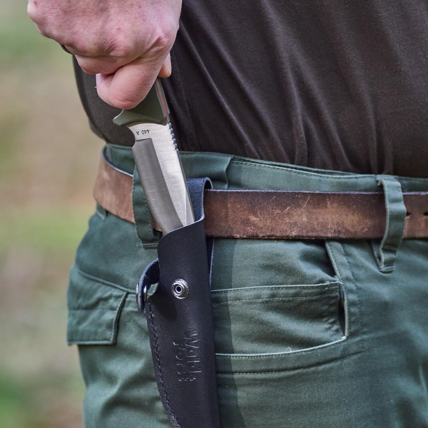 Wald & Forst Core G10 Jagdmesser Oliv Fulltang