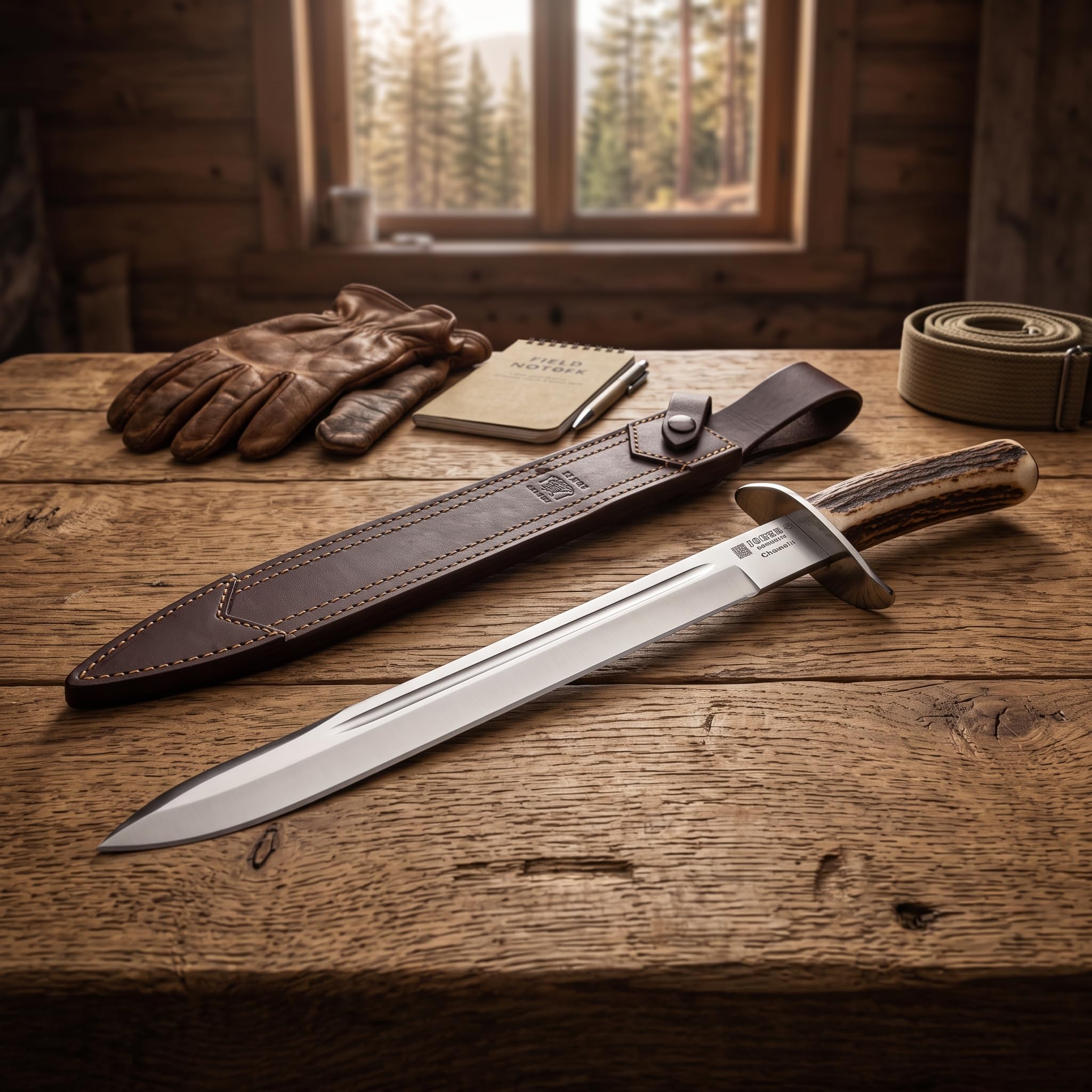 Joker Chamois CC30 Jagdmesser Hirschhorn 33 cm