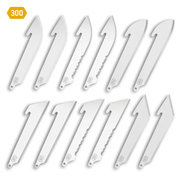 Outdoor Edge Razor 3.0 Ersatzklingen 12er Pack Edelstahl
