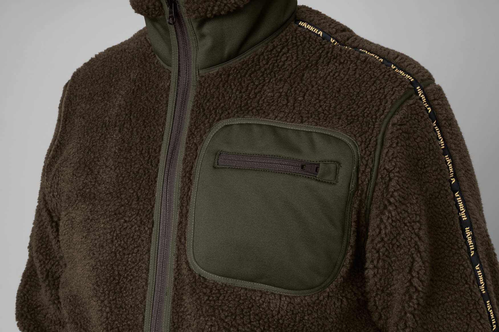 Härkila Rurik Teddy Fleecepullover S lautlos