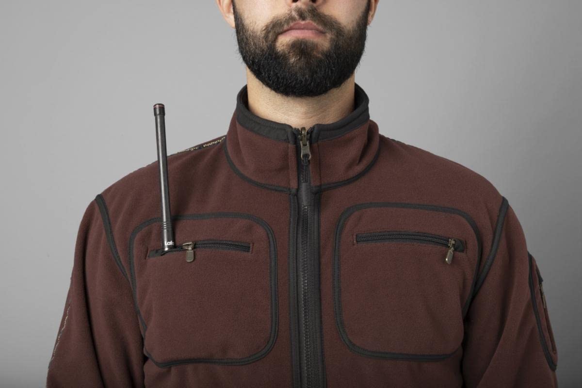Härkila Kamko Fleecejacke Herren Green/Bordeaux Wende