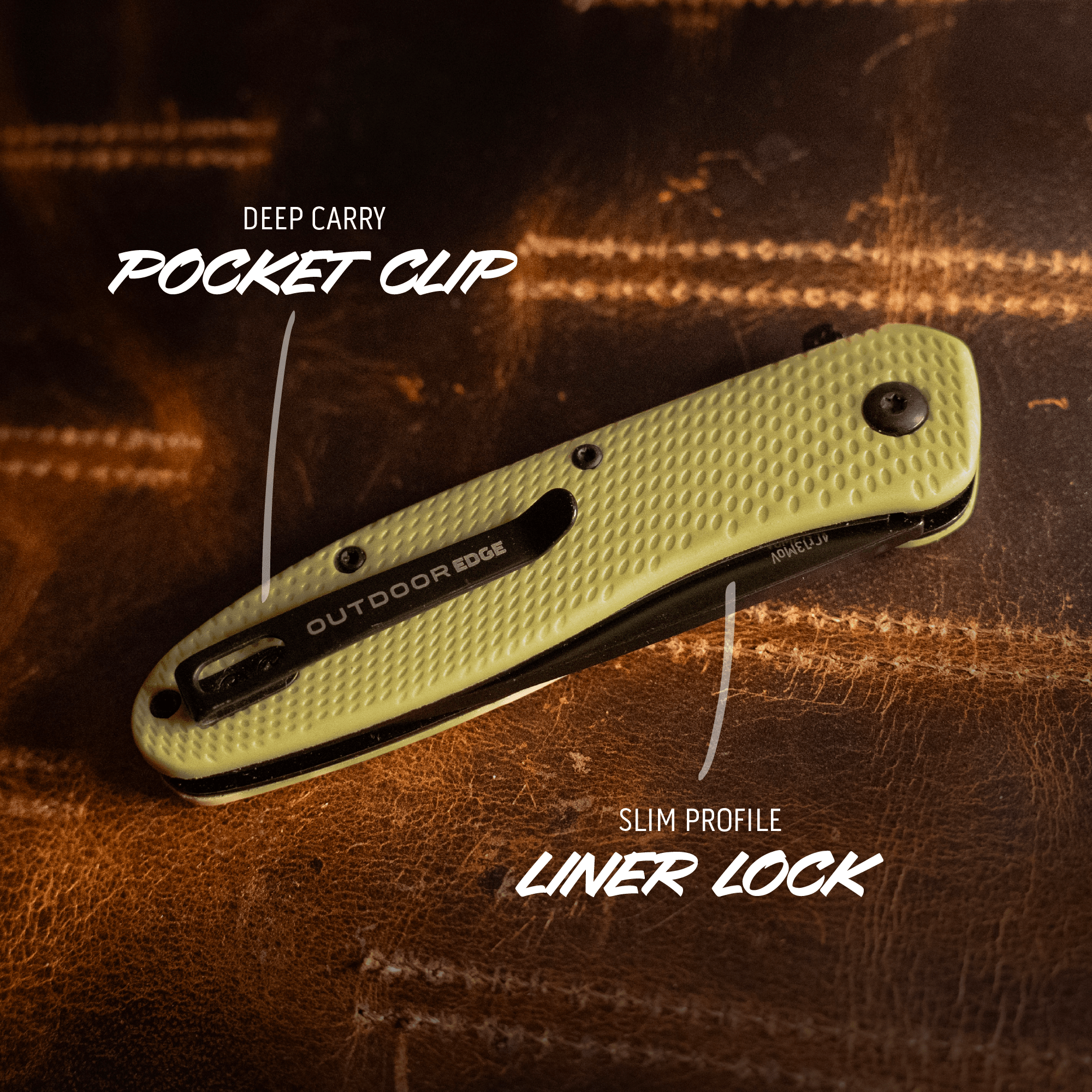 Outdoor Edge Viddux Taschenmesser Spring-Assist 3,15 Zoll