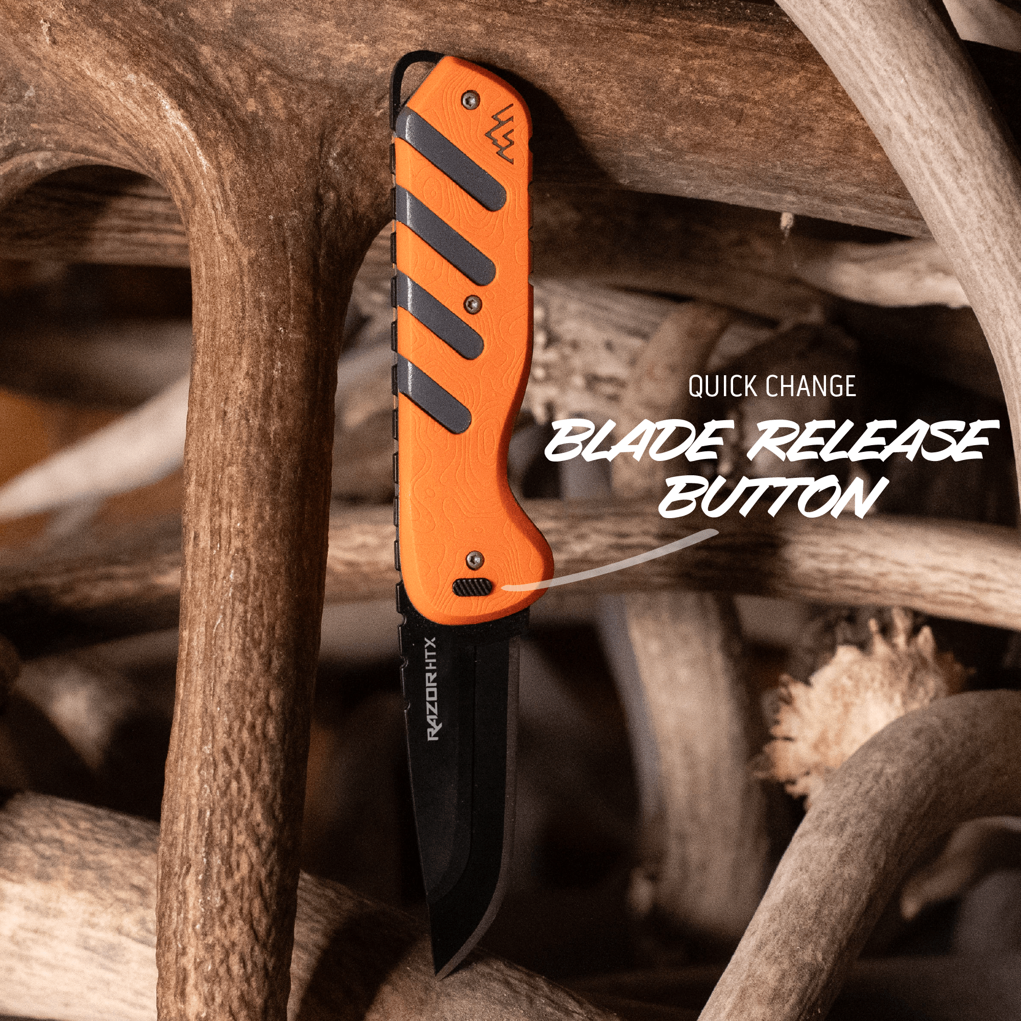 Outdoor Edge Razor HTX Fixed Jagdmesser 6 Klingen Säge