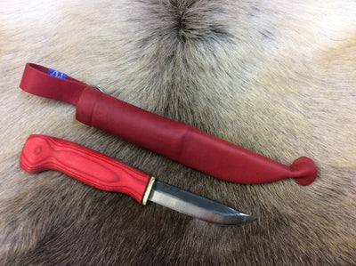 Wood Jewel Väripuukko Messer 8,5 cm Schwarz Holzgriff