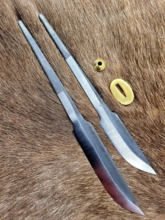 Wood Jewel 77/95 Puukko-Klinge Kohlenstoffstahl Rohling
