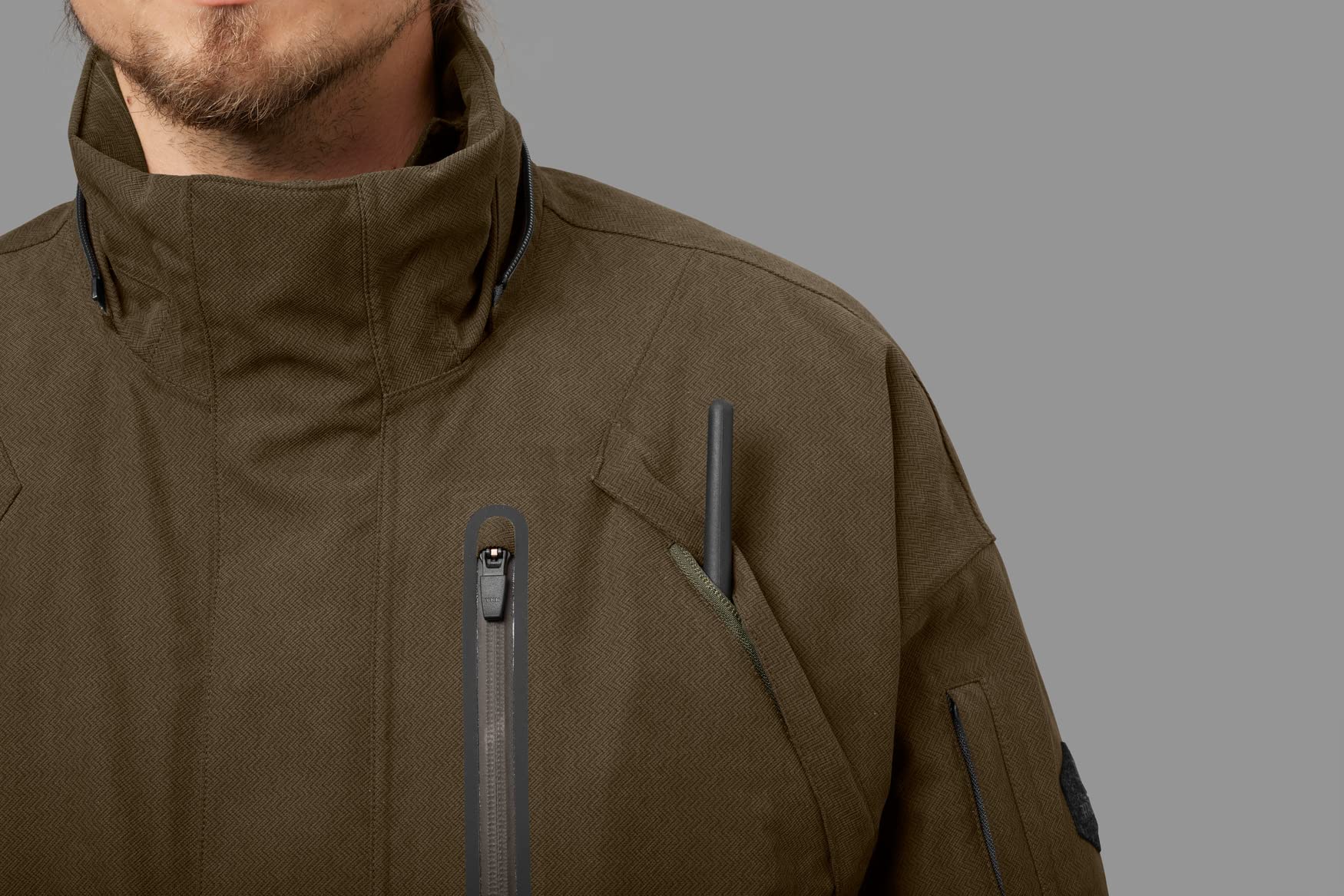 Härkila Driven Hunt HWS Jacke Willowgrün isoliert wasserdicht