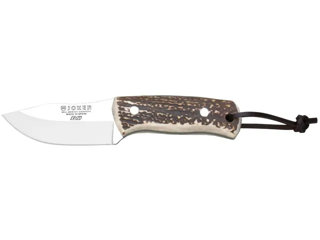 Joker Erizo CC75 Guertelmesser Hirschhorn 7,5 cm traditionell