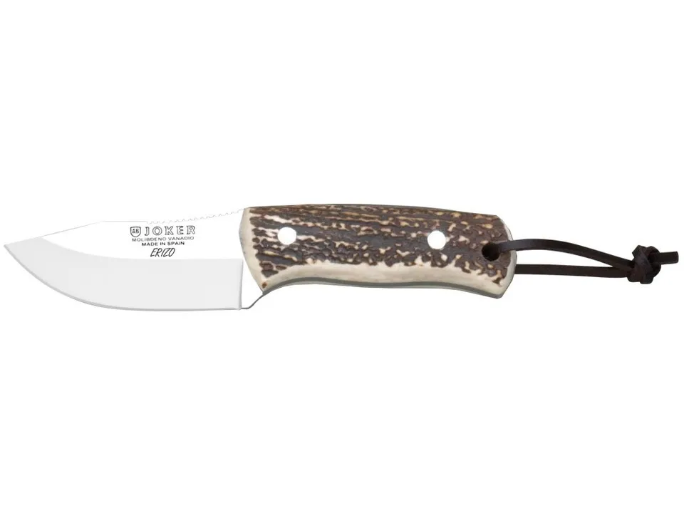Joker Erizo CC75 Guertelmesser Hirschhorn 7,5 cm traditionell