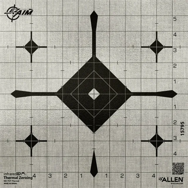Allen EZ Aim Thermal ID Zielscheibe 30 cm Grau