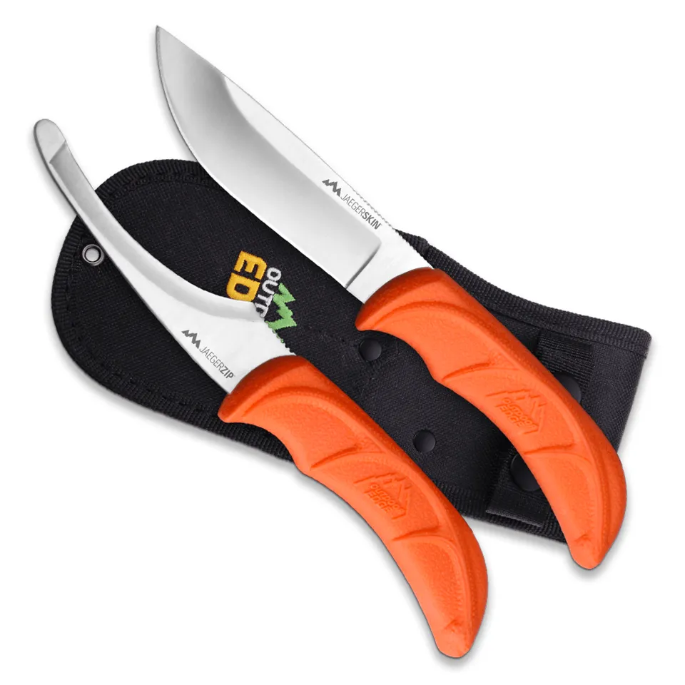 Outdoor Edge JaegerPair Jagdmesser-Set feststehend orange