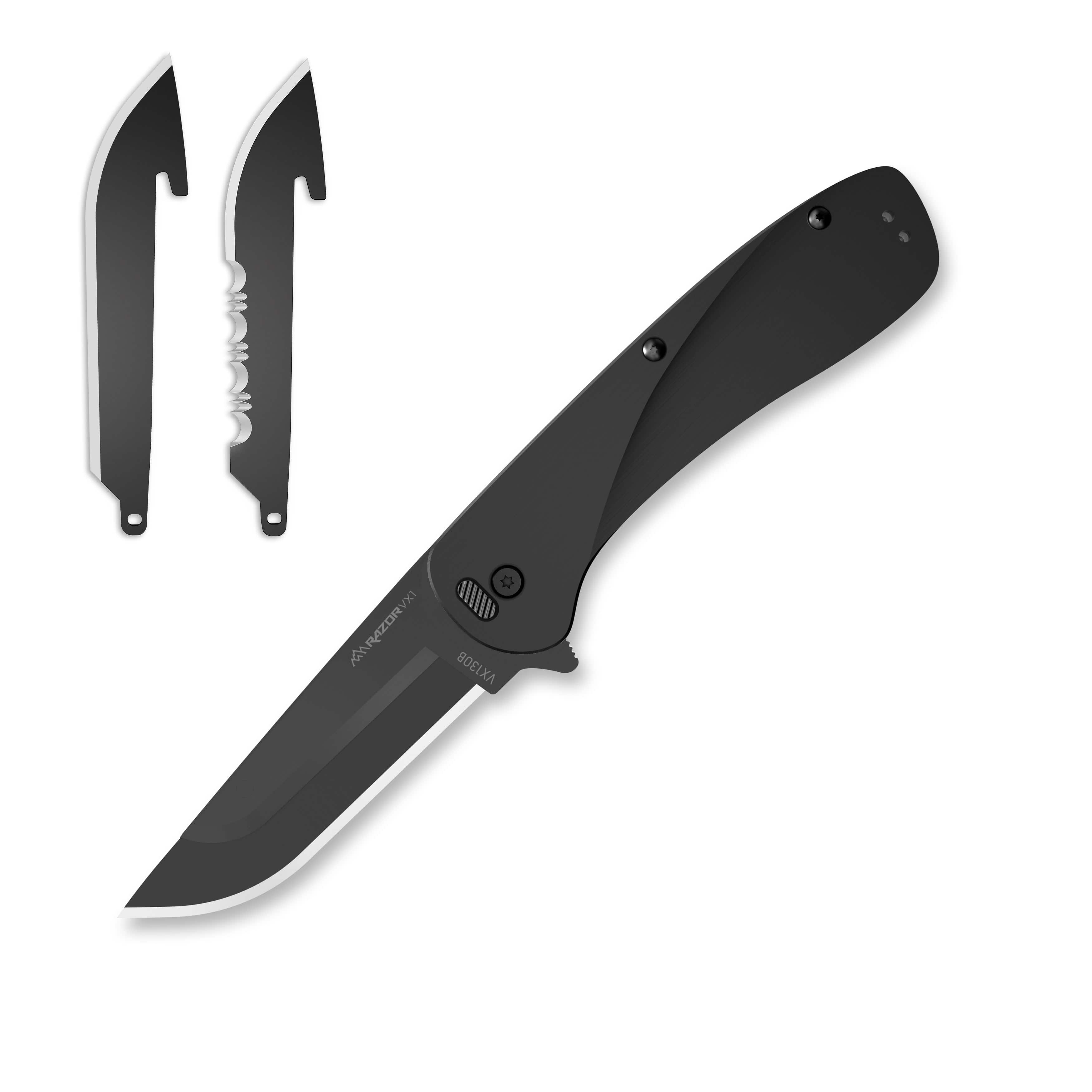 Outdoor Edge Razor VX1 Klappmesser Silber Aluminium 7,6 cm