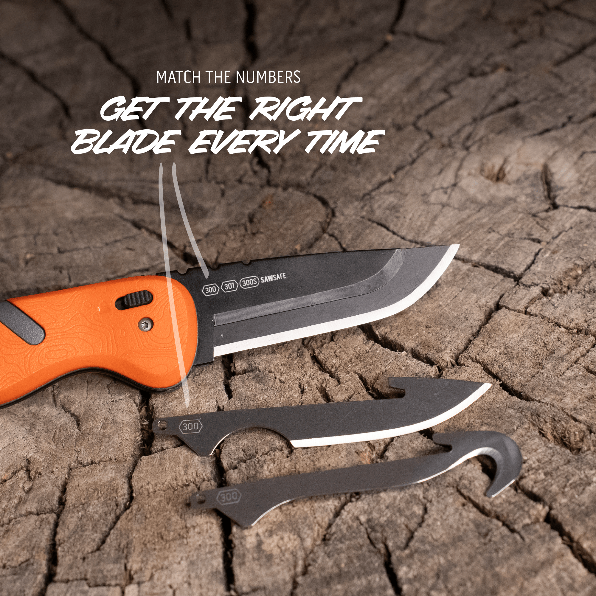 Outdoor Edge Razor HTX Fixed Jagdmesser 6 Klingen Säge