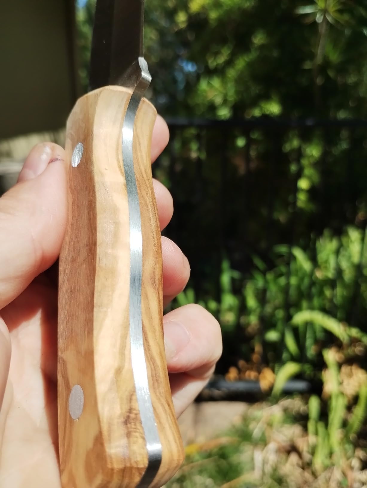 Joker Arrui 9 CO64 Bushcraft-Messer 9 cm Olivenholz