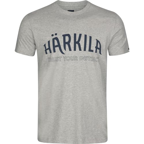 Härkila Modi Melange T-Shirt Kurzarm Hellgrau Baumwolle