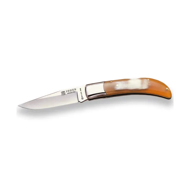 Joker Pointer NA06 Taschenmesser Stierhorn 9,2 cm rostfrei