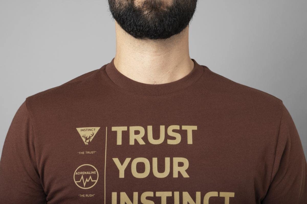 Härkila Instinct S/S T-Shirt Burgundy Kurzarm