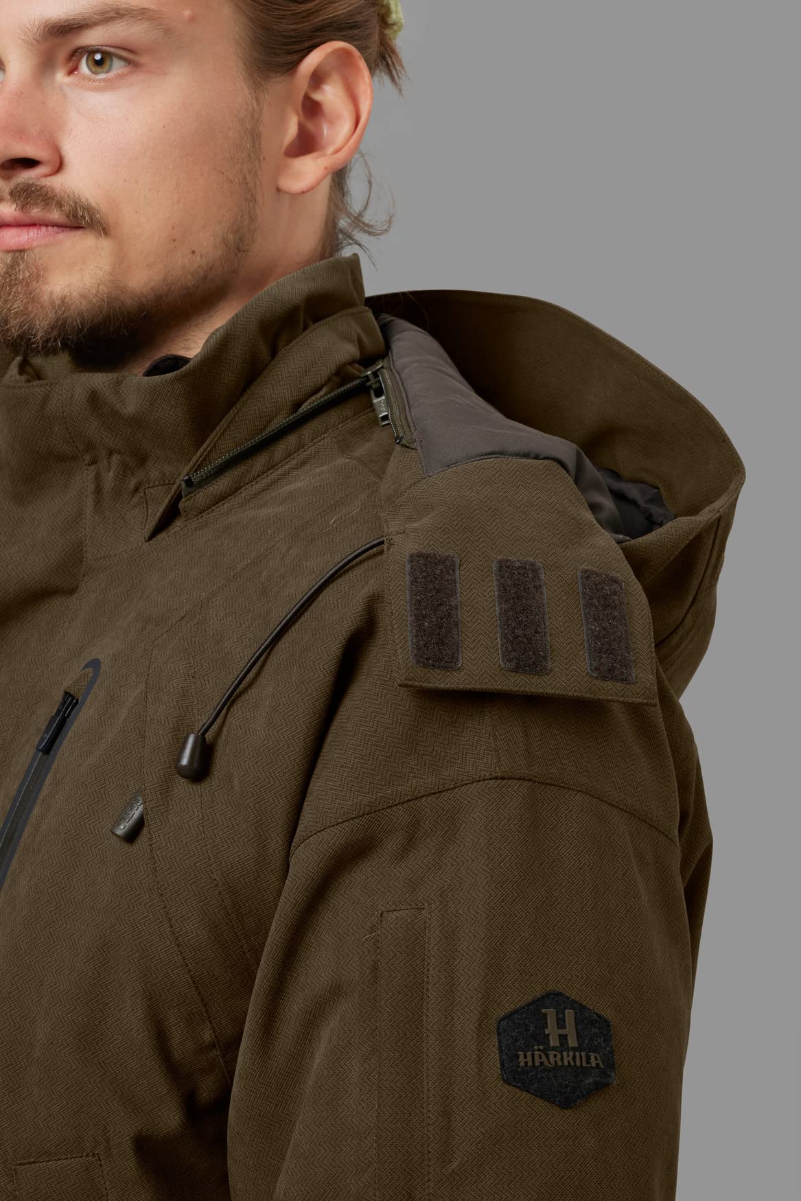 Härkila Driven Hunt HWS Jacke Willowgrün isoliert wasserdicht
