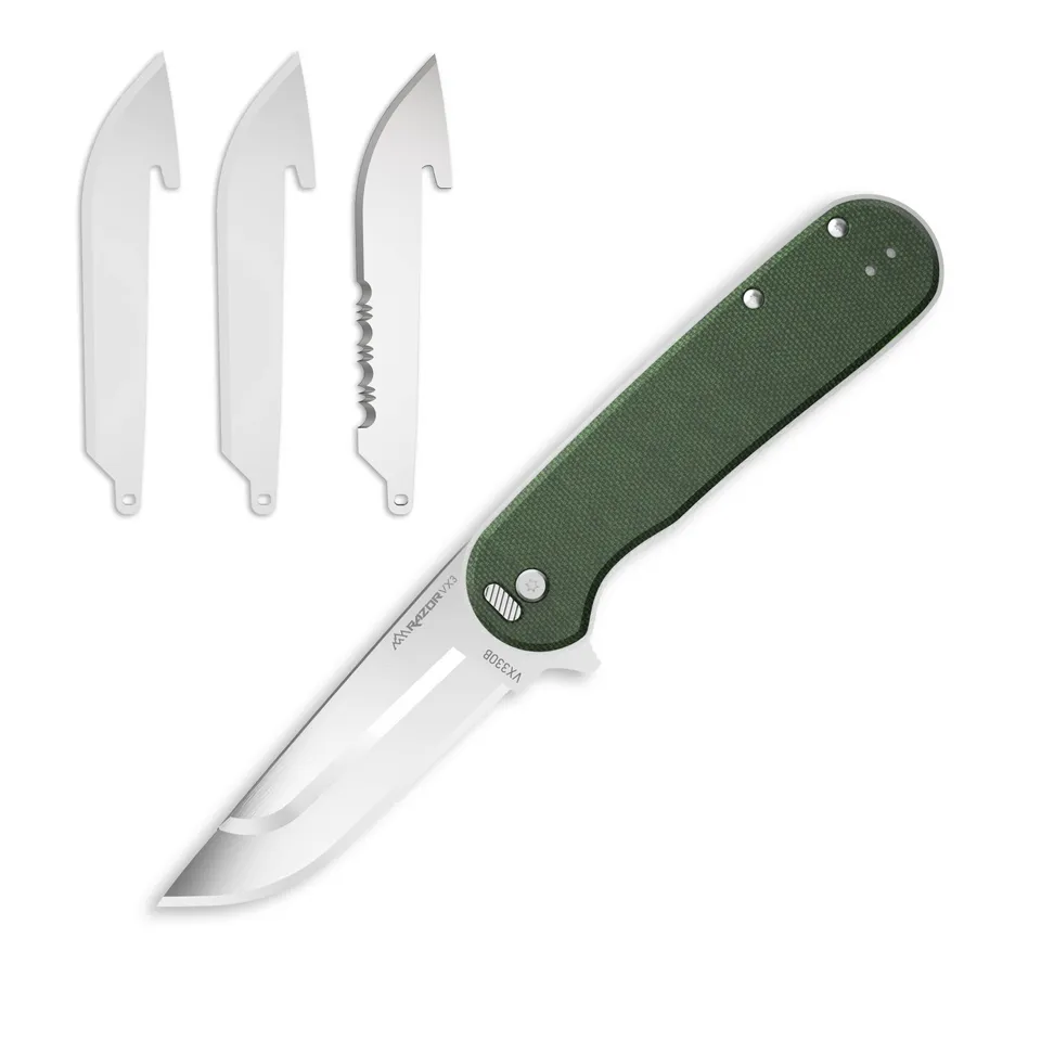 Outdoor Edge Razor VX 3 Klappmesser Schwarz Wechselklinge