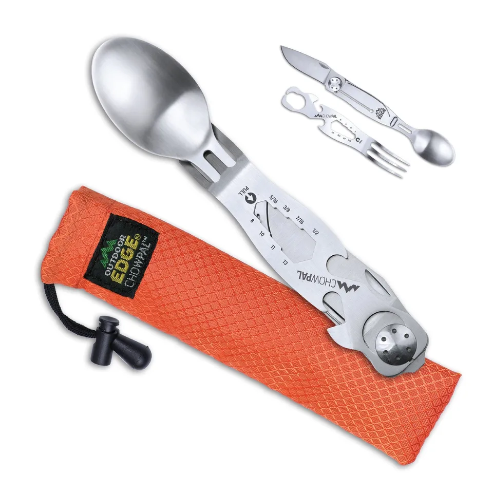 Outdoor Edge ChowPal Camp Besteck Klappbar Edelstahl