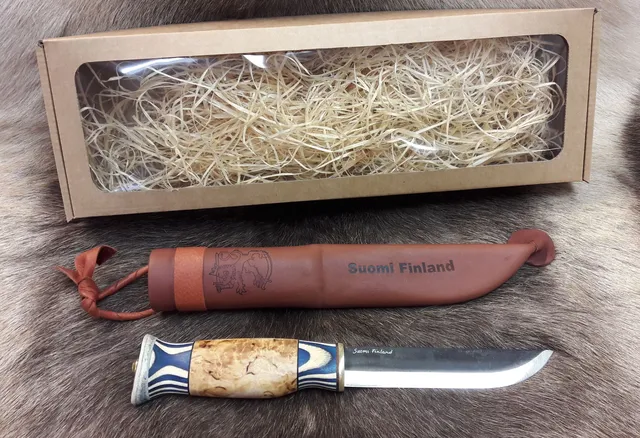 Wood Jewel 23Lion13 Leijonapuukko Messer 13 cm Suomi