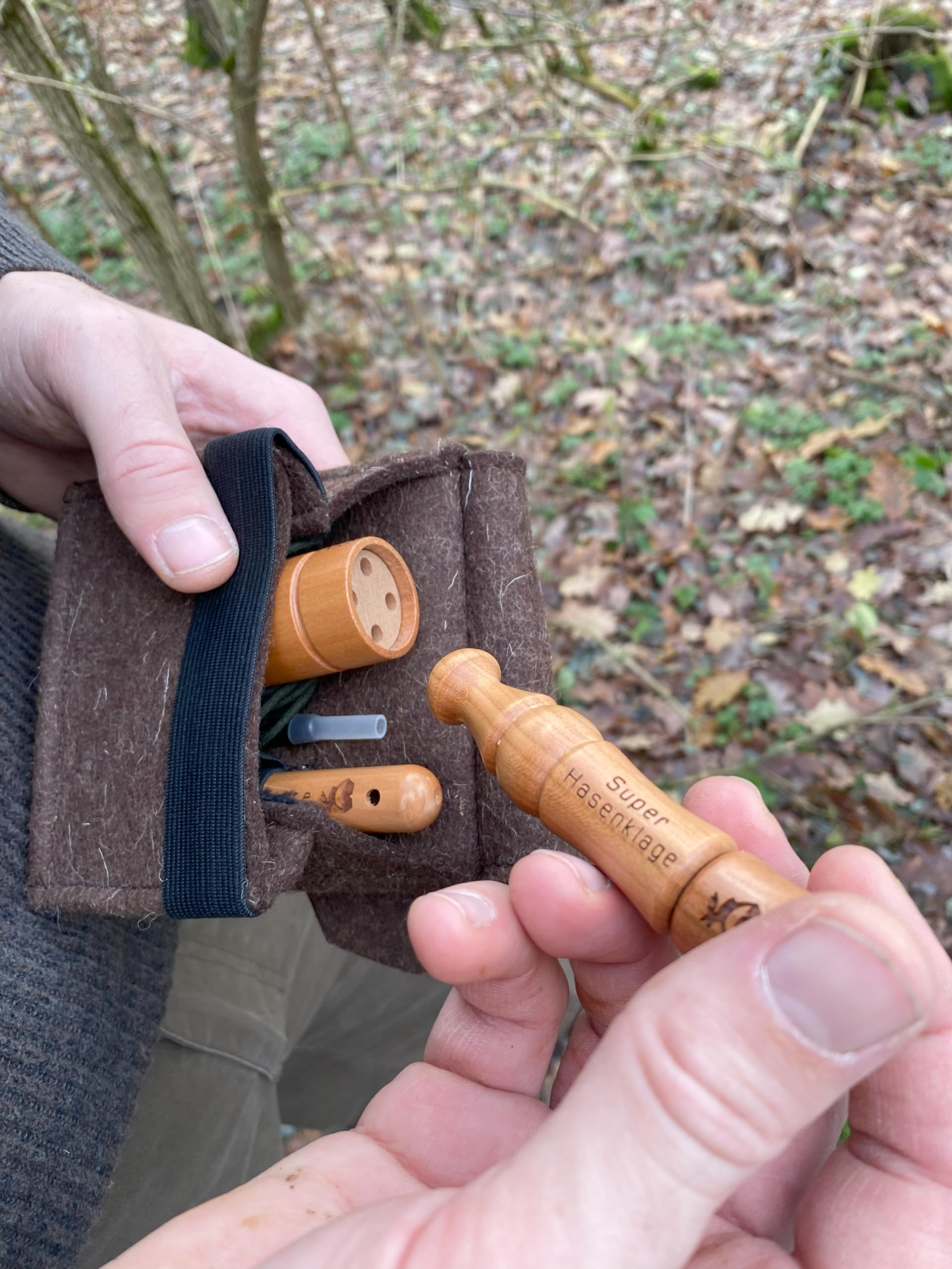 Weisskirchen Fuchsreiz- und Ranzzeitset Lockpfeifen-Set Braun 4-teilig