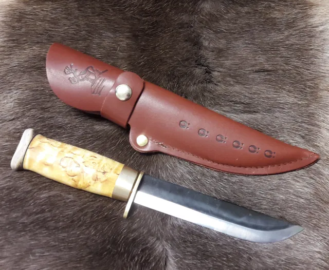 Wood Jewel 23KLSS Leukumesser 14,5 cm Visabirke Fingerschutz