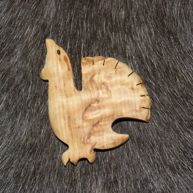 Wood Jewel Magnet Auerhuhn Birke