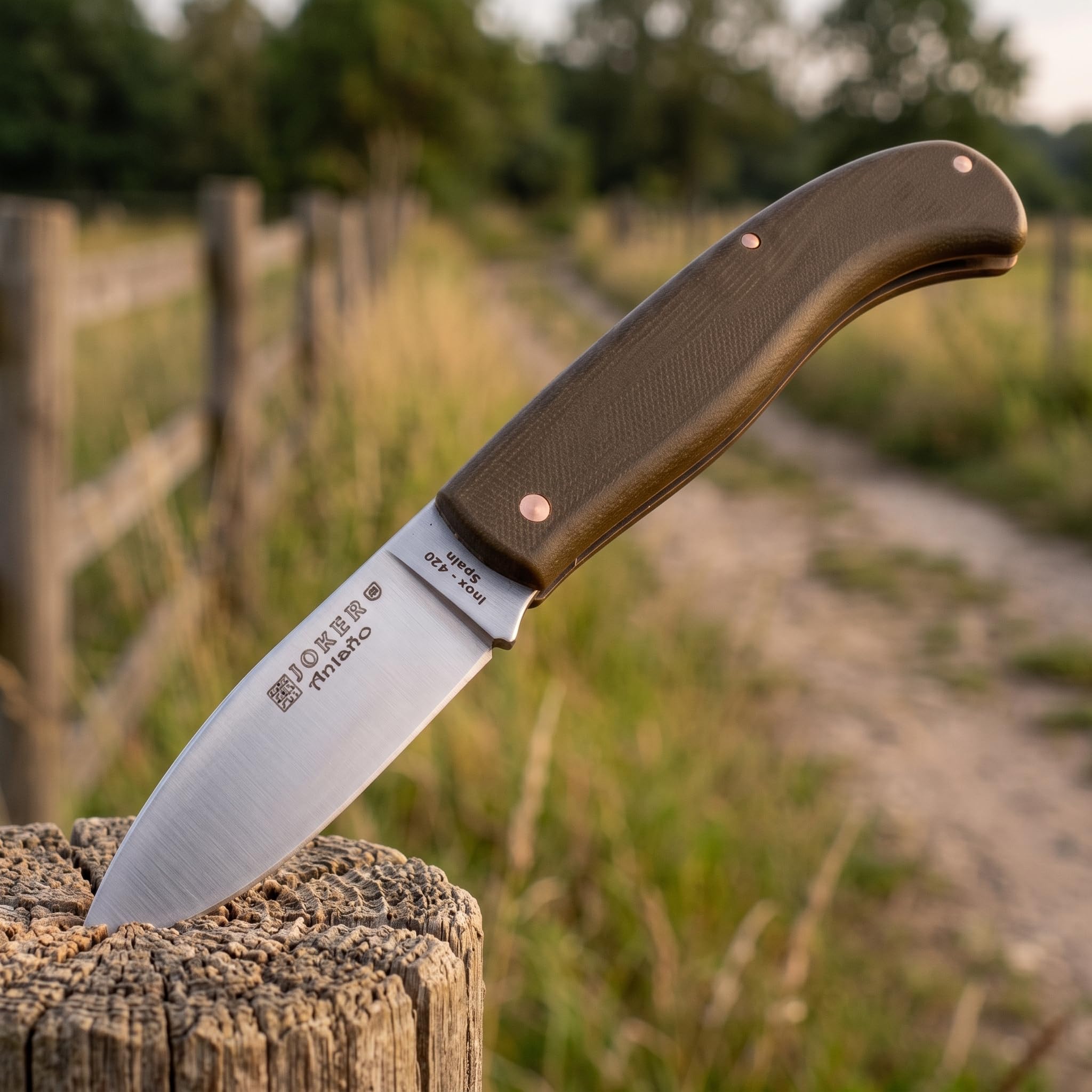 Joker NV78 Taschenmesser Grünfaser 8 cm Edelstahl