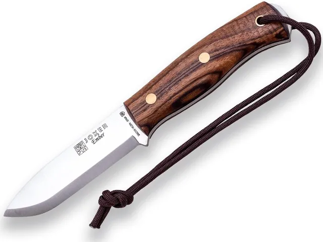 Joker Ember CN122-P Jagdmesser Walnuss Feuerstahl