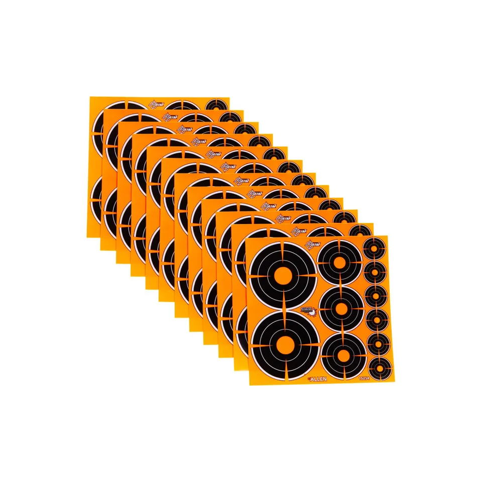 Allen EZ Aim Splash Bullseye Zielscheiben 12er Orange