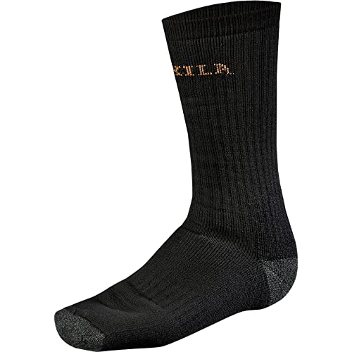 Härkila Expedition Socke Schwarz Merinowolle