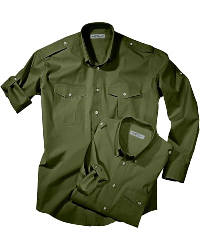 Wald & Forst Pilotenhemd Doppelpack M Baumwolle