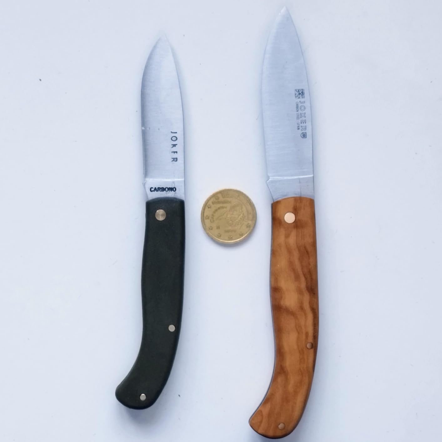 Joker NO75 Taschenmesser Olivenholz Carbon 8 cm