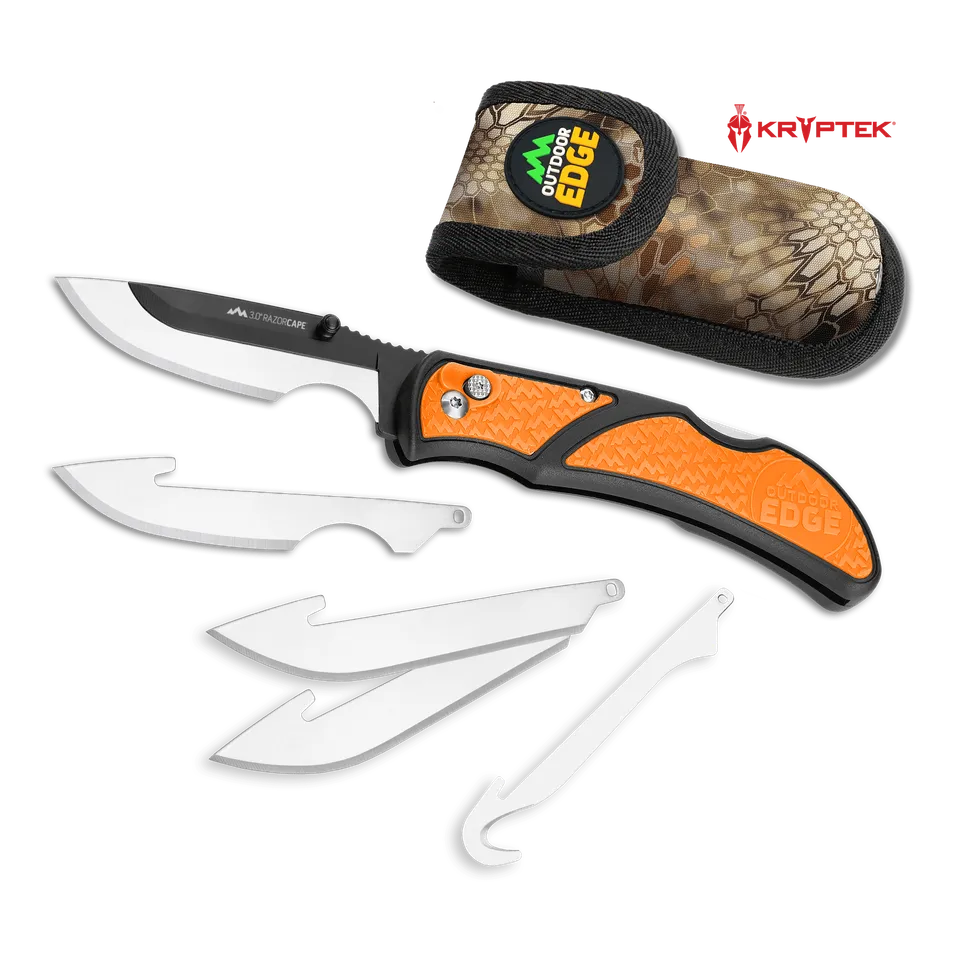 Outdoor Edge RazorCape Wechselklingenmesser 3.0 Zoll 6 Klingen