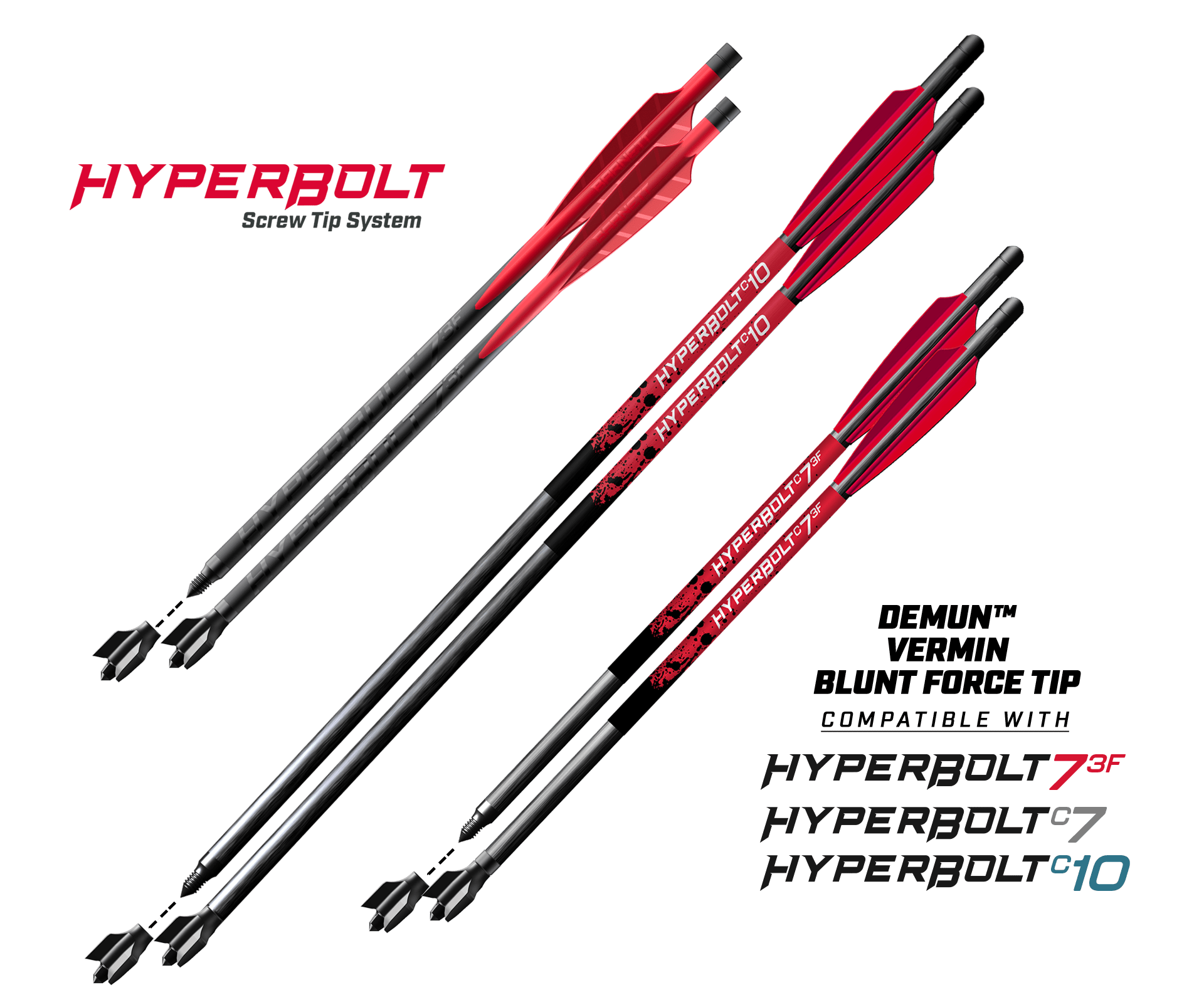 Barnett Demun Blunt Force Spitzen 12er Pack