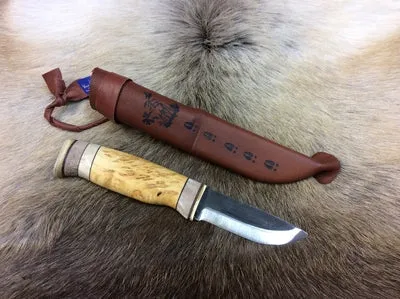 Wood Jewel Lapland Knife Messer Rentierhorn 8 cm