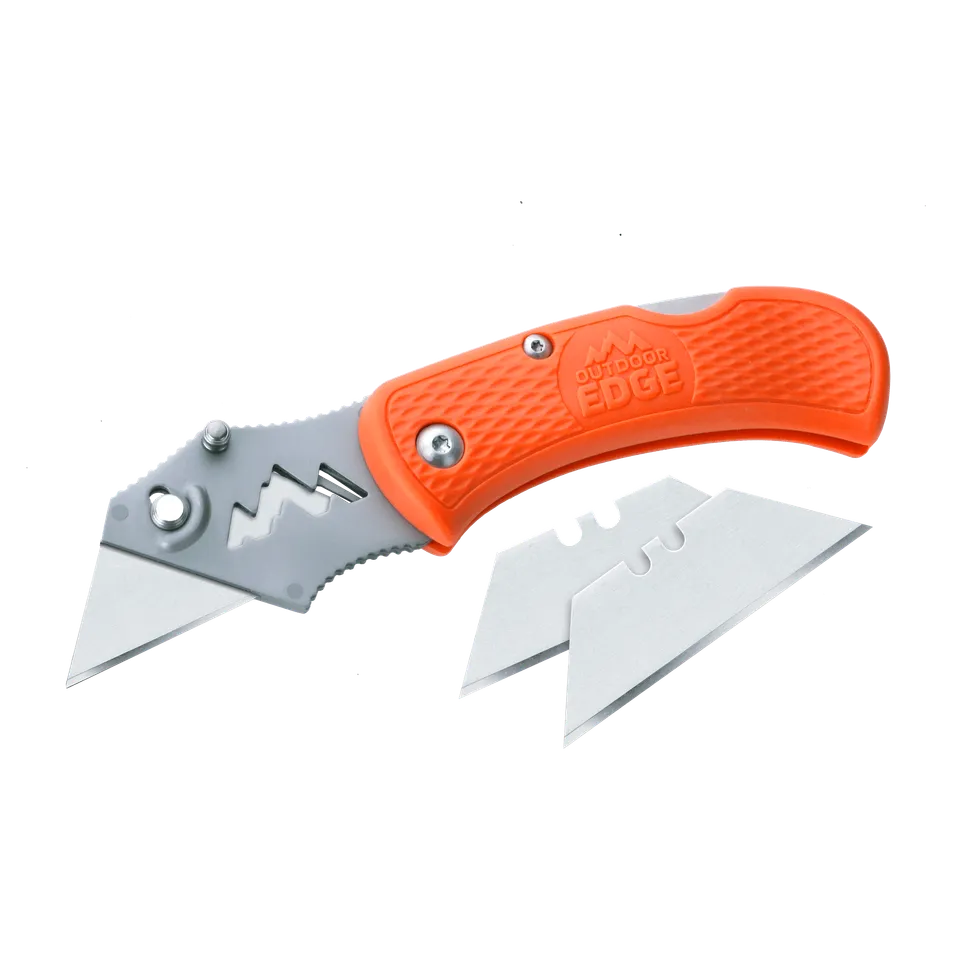 Outdoor Edge B.O.A. Klappmesser Utility schwarz pflegeleicht