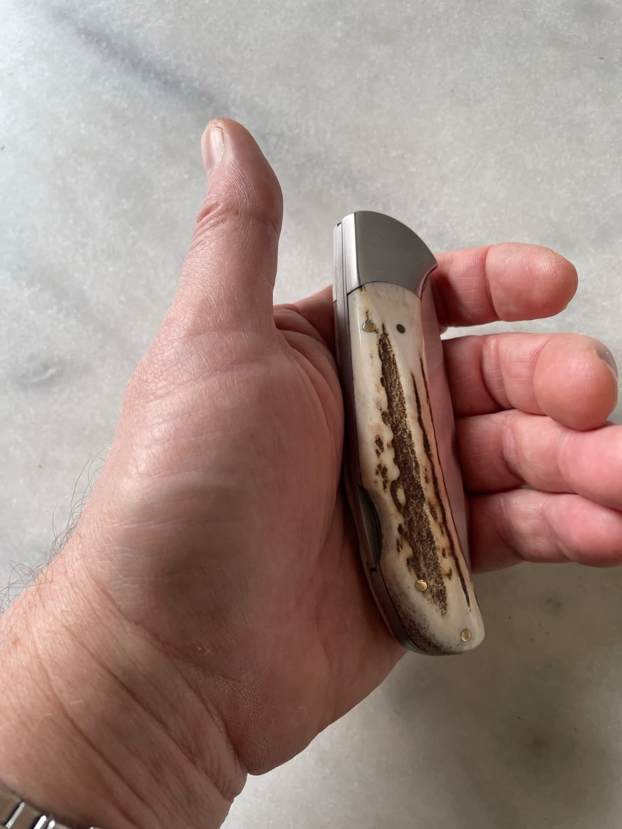 Joker Cocker NC47 Klappmesser Hirschhorn 9 cm