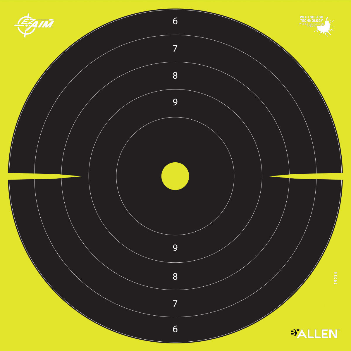 Allen EZ Aim Splash Bullseye Zielscheibe 12x12 Zoll 12er