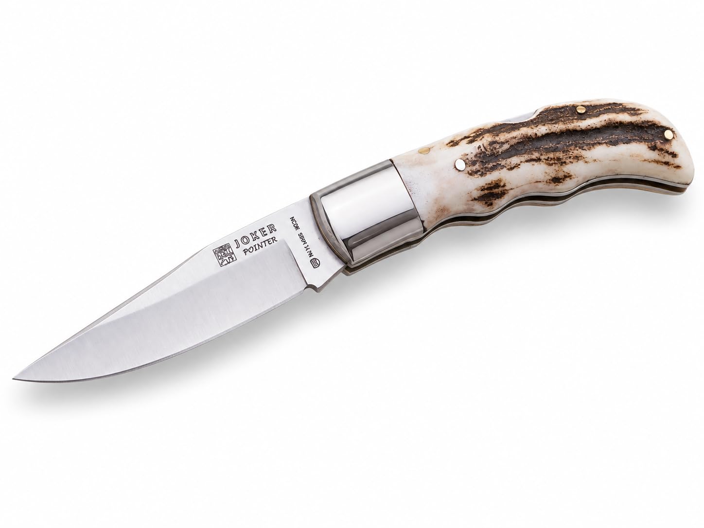 Joker Pointer NC08 Taschenmesser Hirschhorn 9 cm