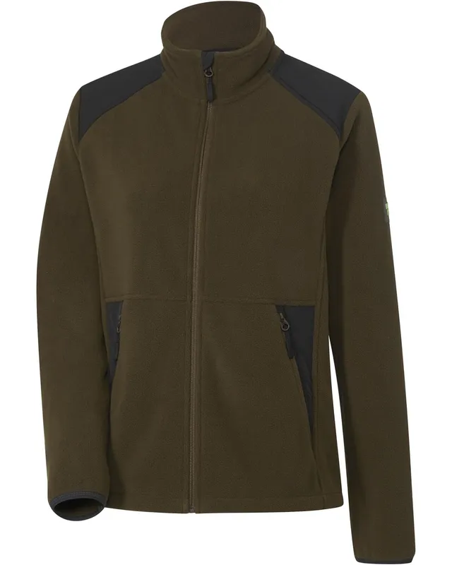 Wald & Forst Robur Damen Fleecejacke S Grün Midlayer
